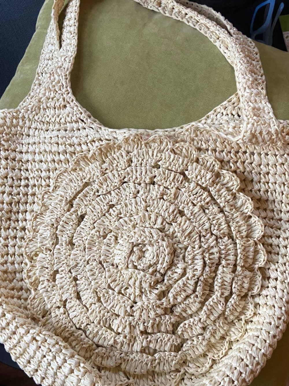 Woven boho bag